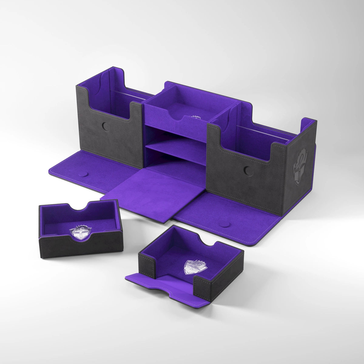 Gamegenic Tolarian 266+ XL Deck Box – Black/Purple Kickstarter (The Academic Edition)