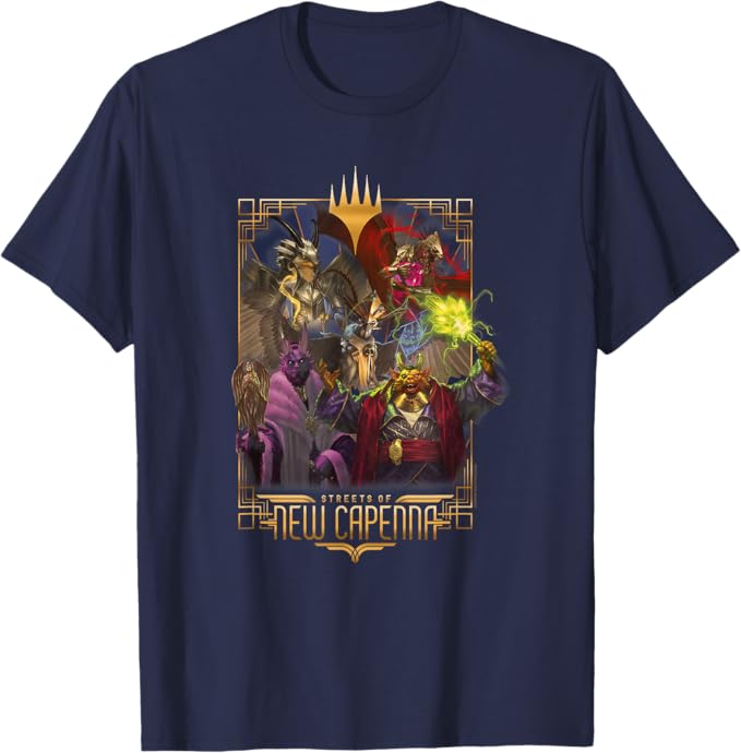 Magic: The Gathering Group Shot Streets Of New Cappena T-Shirt (MEDIUM)