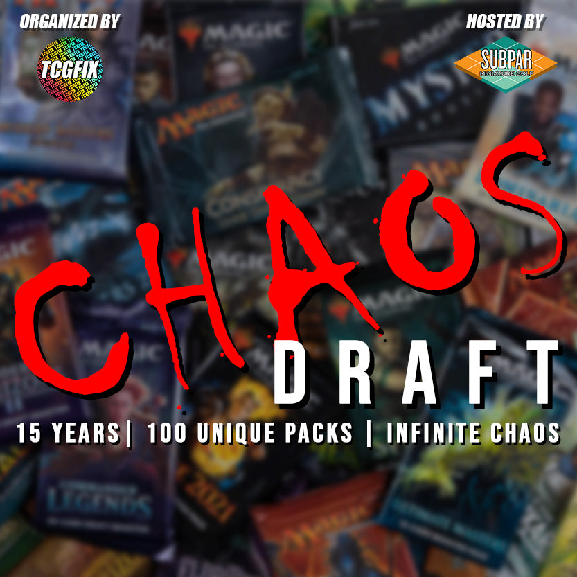Chaos Draft – 15 Years of MTG Packs @ Subpar Minigolf Alameda (Monday - Feb. 23 @ 6PM)
