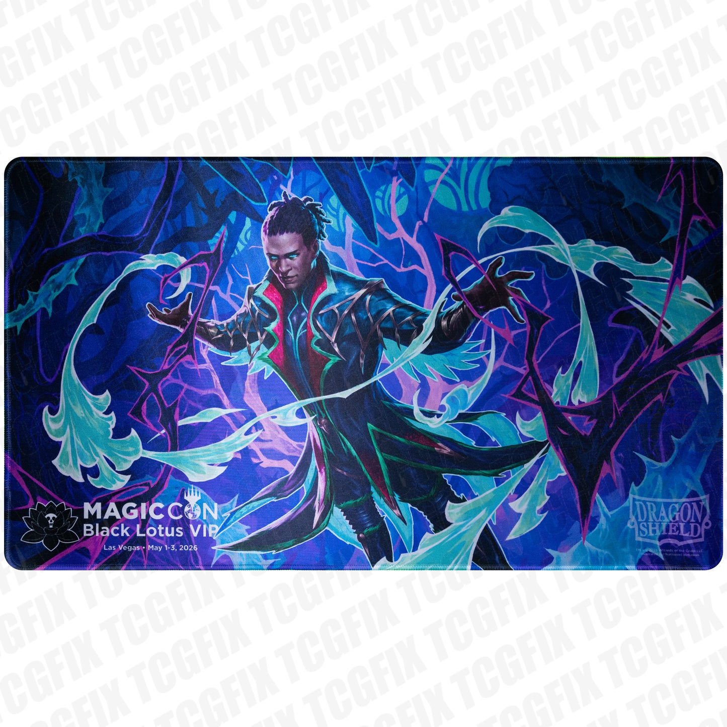 Dragon Shield Foil Professor Dellian Fel Playmat - MagicCon Black Lotus VIP Las Vegas 2026 Exclusive