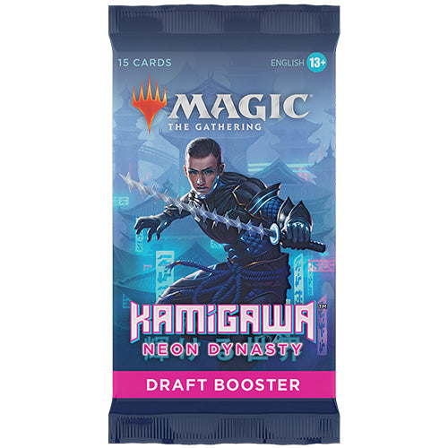 Kamigawa: Neon Dynasty Draft Booster Pack – Cyberpunk Strategy and Samurai Style