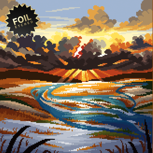 PixelSnowLands.jpg Etched Foil Edition