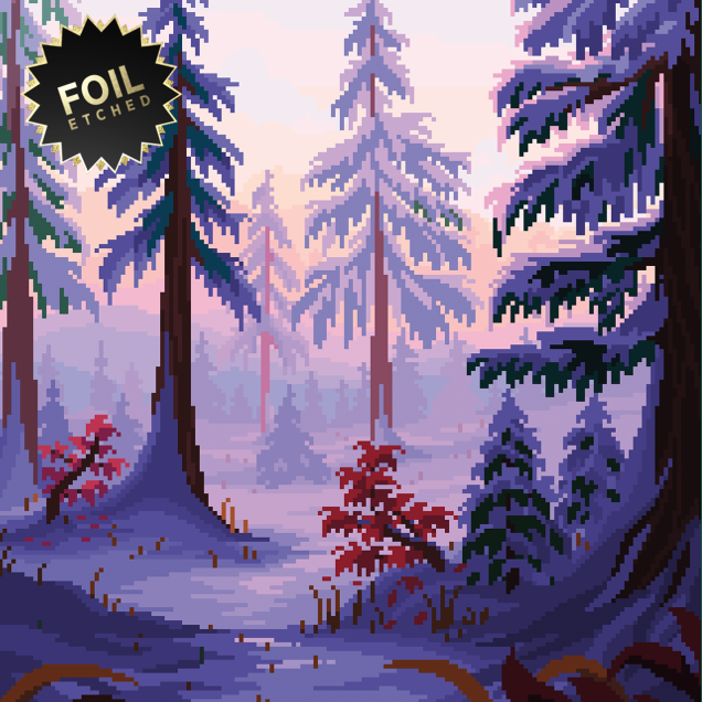 PixelSnowLands.jpg Etched Foil Edition