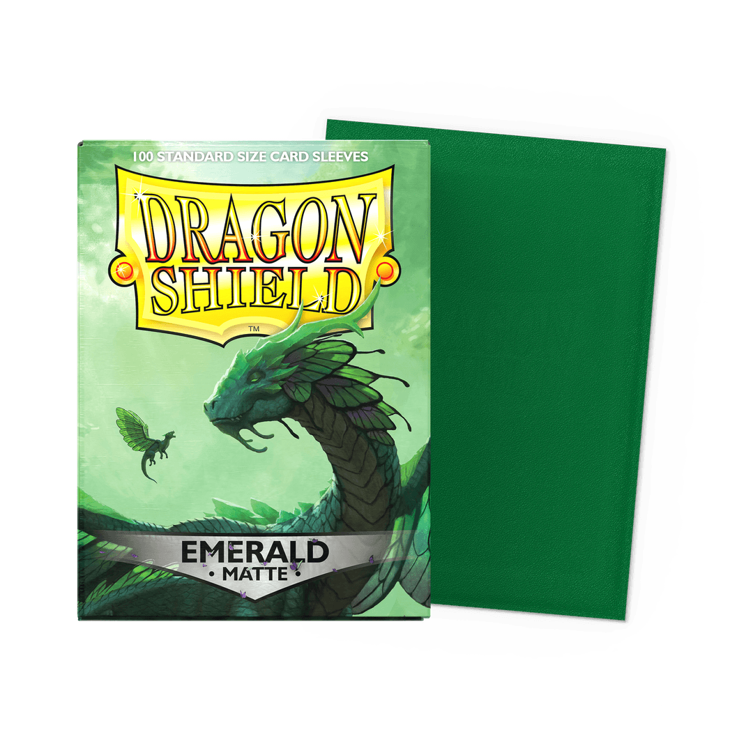 Dragon Shield Emerald Matte Sleeves - Standard Size