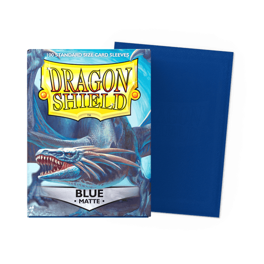 Dragon Shield Blue Matte Sleeves - Standard Size