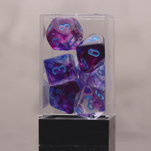 Chessex Nebula Nocturnal/Blue Polyhedral 7-Die Set (CHX 27557)