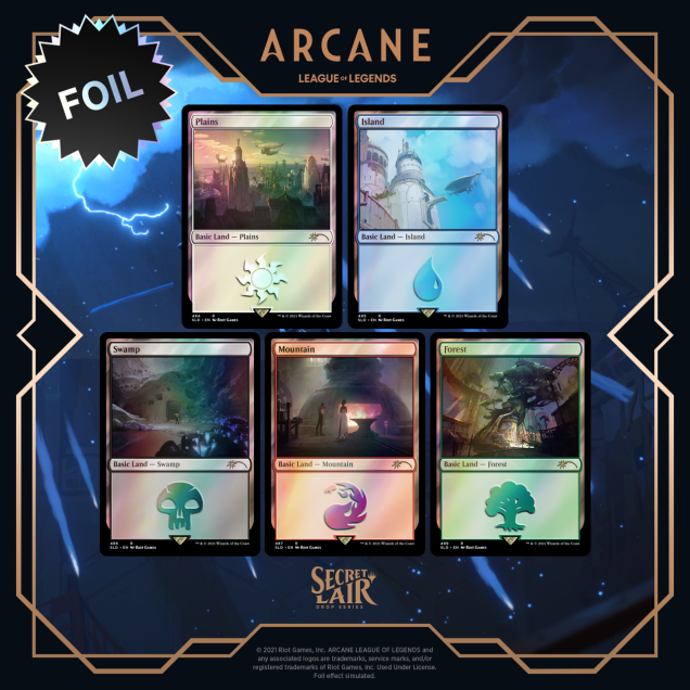 Arcane: Lands Foil Edition