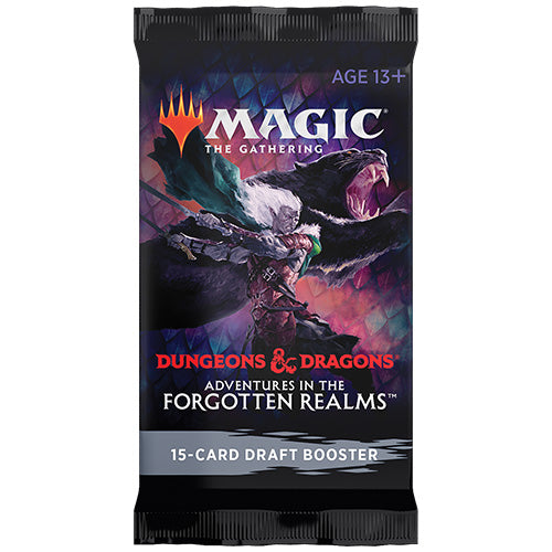 Adventures in the Forgotten Realms Draft Booster Pack (2021) – D&D Magic Meets Epic Spells & Beasts