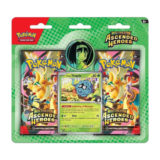 Pokémon TCG: Mega Evolution—Ascended Heroes Erika Collection (2-Pack Blister)