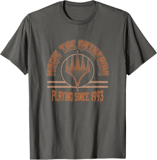 Magic: The Gathering Orange Logo Playing Since 1993 T-Shirt (MEDIUM)