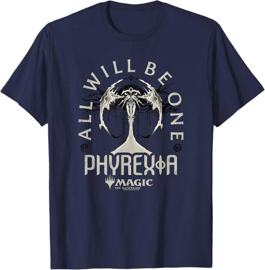 Magic: The Gathering All Will Be One Phyrexia Logo T-Shirt (MEDIUM)