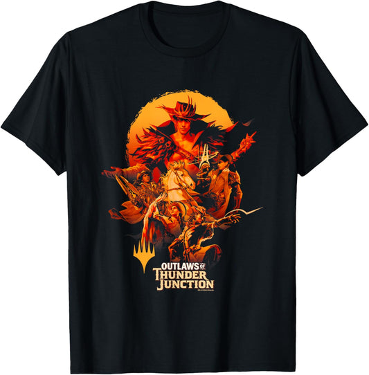 Magic: The Gathering Outlaws Of Thunder Junction Poster T-Shirt (MEDIUM)