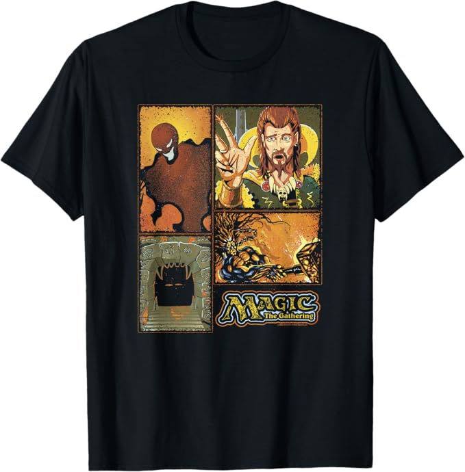 Magic: The Gathering Epic Adventure Comic Panels T-Shirt (MEDIUM)