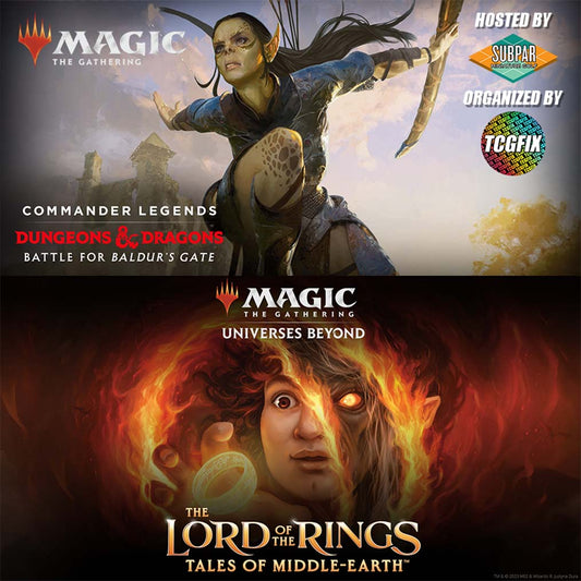 Commander Legends: Baldur’s Gate x Lord of the Rings - Chaos Commander Sealed/Draft @ Subpar Mini Golf Alameda (Wednesday - Aug. 5 @ 6PM)