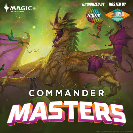 Commander Masters Repack Draft @ Subpar Minigolf Alameda (Wednesday Sept. 23 @ 6PM) (Copy)