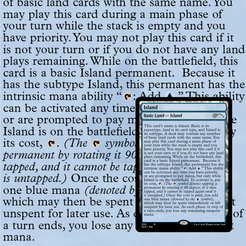 The Full-Text Lands (Non-Foil) – TCGFIX