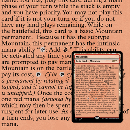 The Full-Text Lands (Non-Foil)
