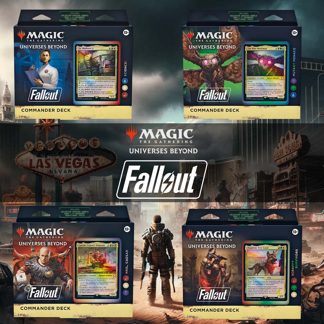 Fallout Universes Beyond Commander Deck Bundle (4 Decks)