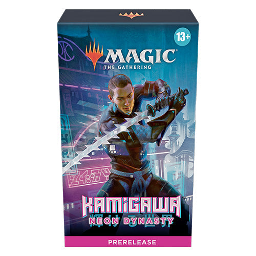 Kamigawa: Neon Dynasty Prerelease Kit – 6 Draft Boosters, Foil Promo & Spindown