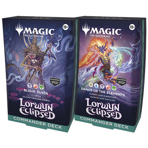 Lorwyn Eclipsed Commander Deck Set (Blight Curse & Dance of the Elements)