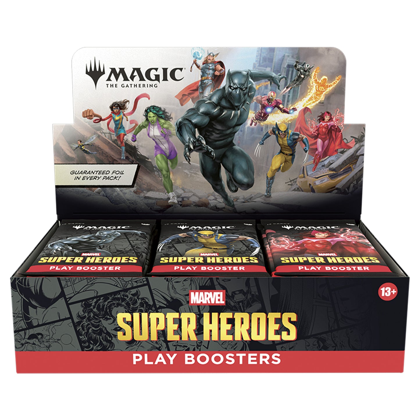 Marvel Super Heroes Play Booster Box (30 Play Booster Packs)