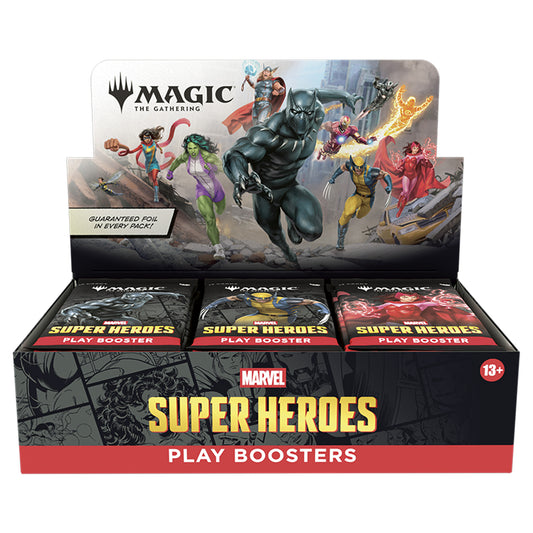 Marvel Super Heroes Play Booster Box (30 Play Booster Packs)