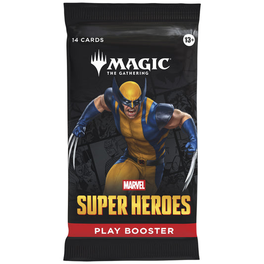 Marvel Superheroes Play Booster Pack (2026) – Assemble Heroes, Defeat Villains, Open Packs!