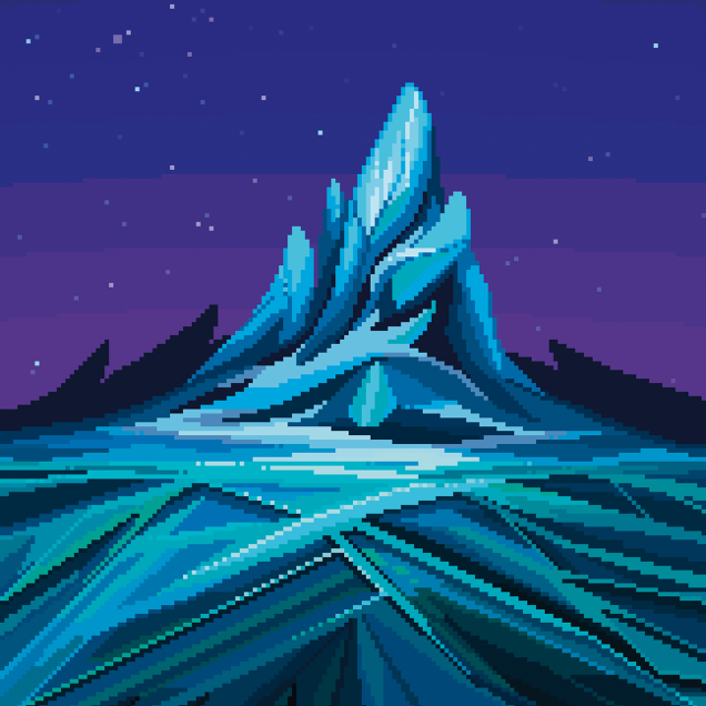 PixelSnowLands.jpg (Non-Foil)