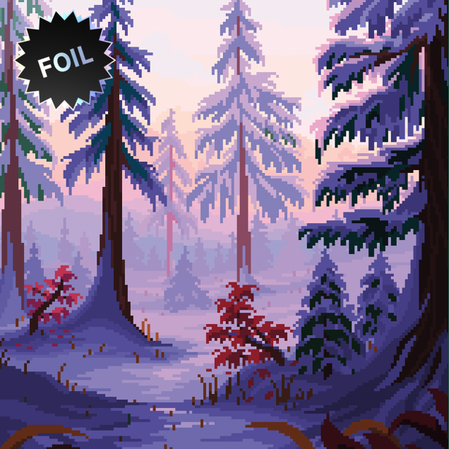 PixelSnowLands.jpg Traditional Foil Edition