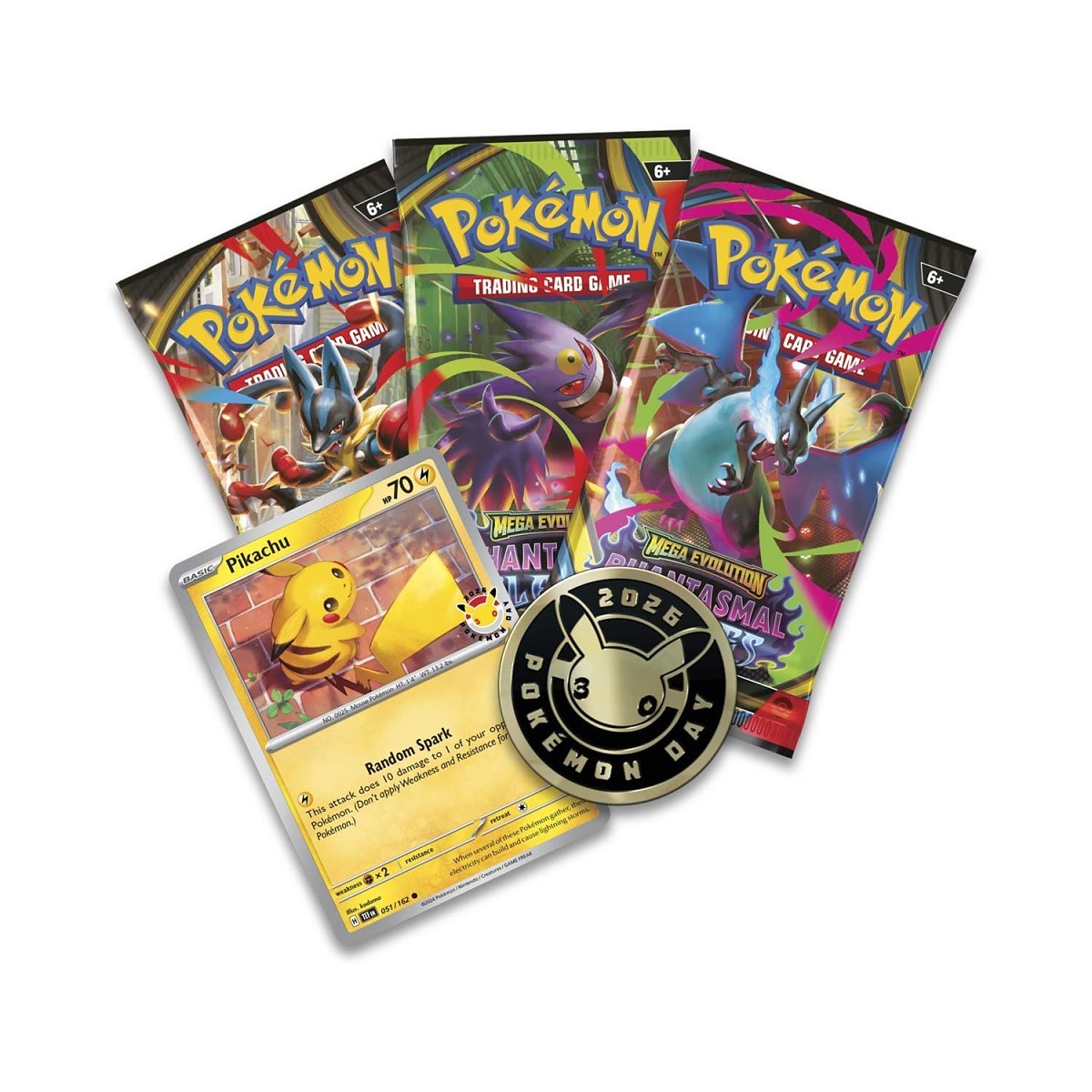 Pokémon TCG: Pokémon Day 2026 Collection – Pikachu Promo & 3 Booster Packs