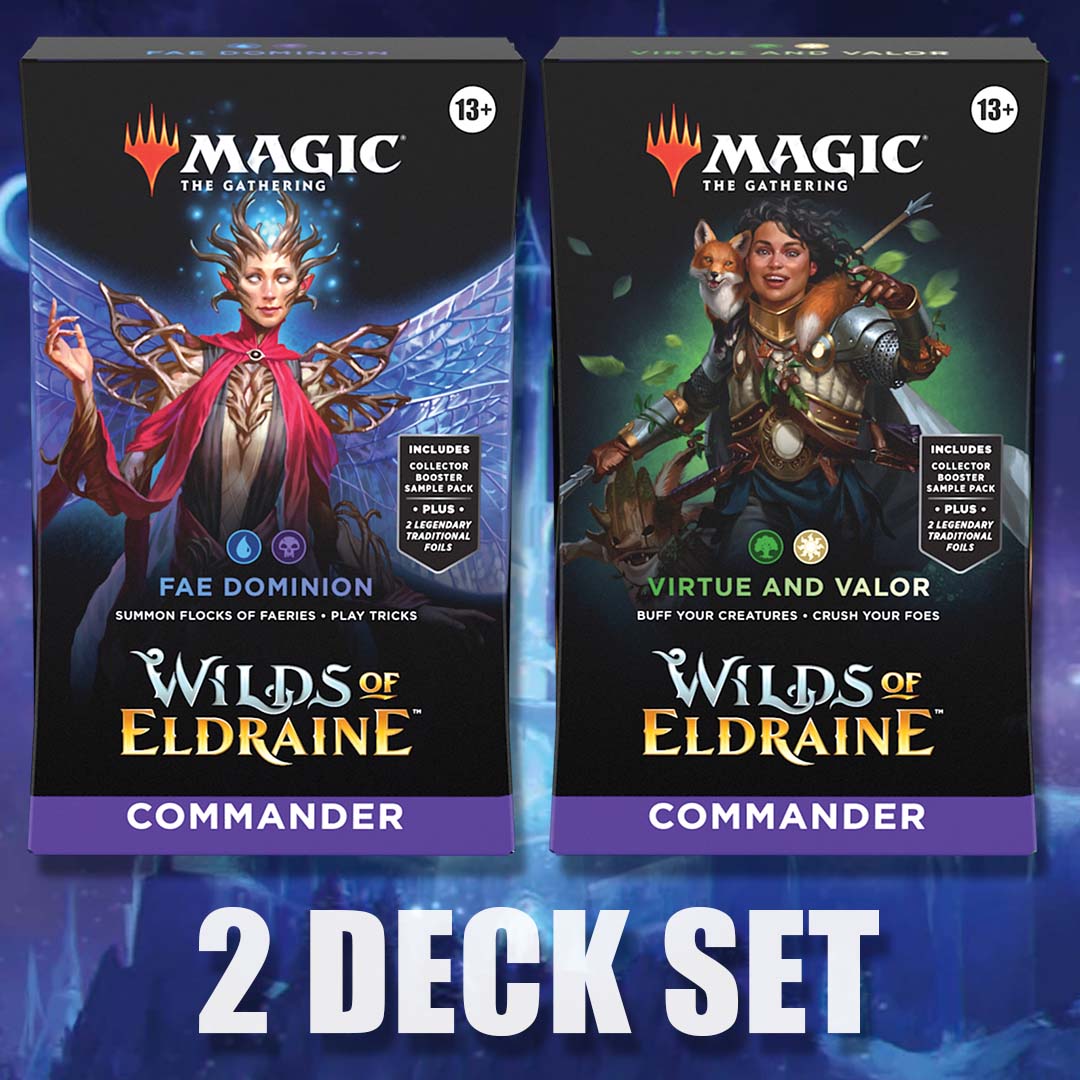 Wilds of Eldraine Commander Deck Bundle (2 Decks)