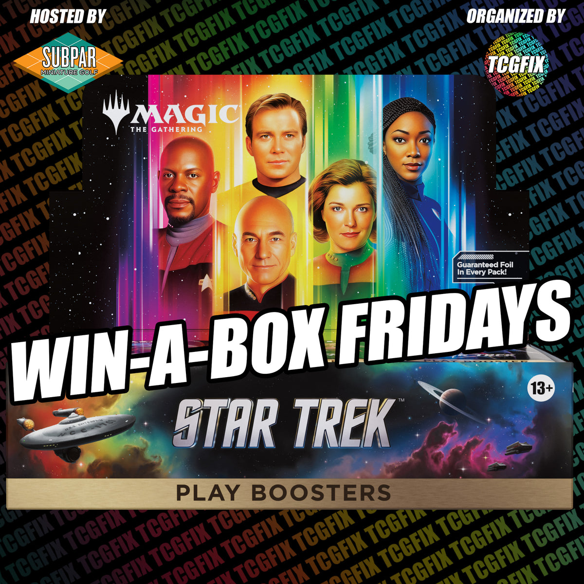 Star Trek Win-A-Box Fridays @ Subpar Minigolf Alameda (Friday Nov. 20 @ 6PM)
