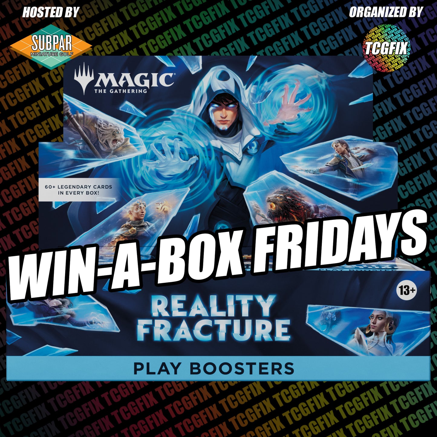 Reality Fracture Win-A-Box Fridays @ Subpar Minigolf Alameda (Friday Oct. 9 @ 6PM)