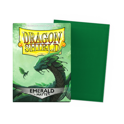 Dragon Shield Emerald Matte Sleeves - Standard Size