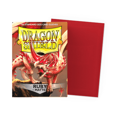 Dragon Shield Ruby Matte Sleeves - Standard Size