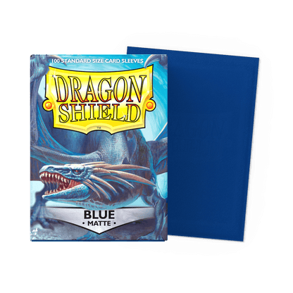 Dragon Shield Blue Matte Sleeves - Standard Size