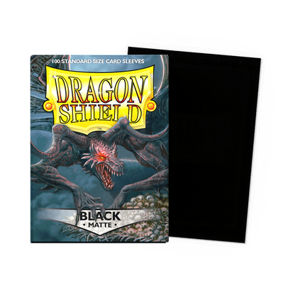 Dragon Shield Black Matte Sleeves - Standard Size