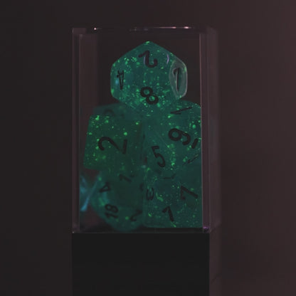 Chessex Luminary Sky/Silver Polyhedral 7-Die Set (CHX 27566)