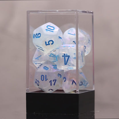 Chessex Borealis Icicle/Light Blue Polyhedral 7-Die Set (CHX 27581)