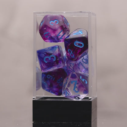 Chessex Nebula Nocturnal/Blue Polyhedral 7-Die Set (CHX 27557)